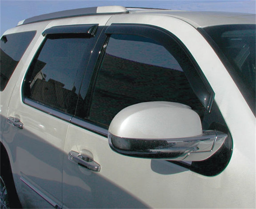 Stampede 41028-2 Snap-Inz™ In Channel Sidewind Deflector 4 pc.; Smoke; - Truck Part Superstore