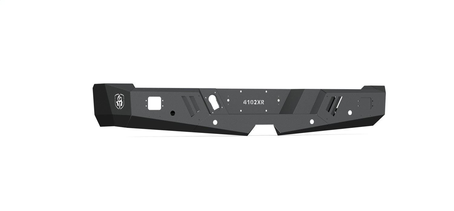 Road Armor 4102XR0B Spartan Non-Winch Rear Bumper; Steel; Satin Black; - Truck Part Superstore