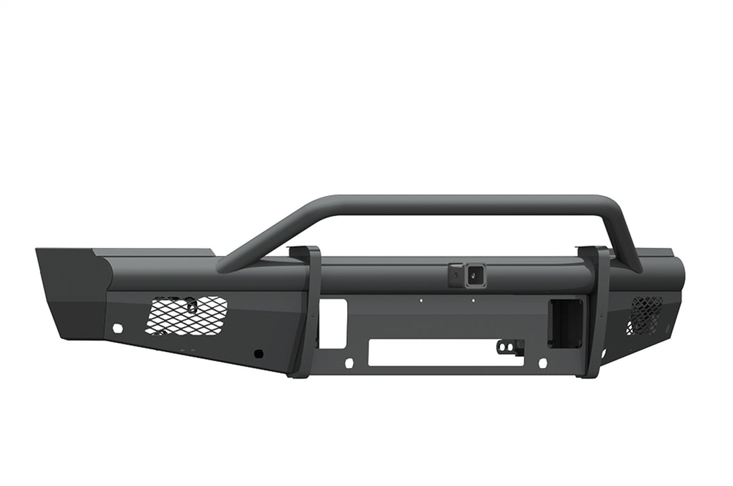 Road Armor 410VF24B Vaquero Non-Winch Front Bumper; Pre-Runner Guard; 2 in. Receiver; Satin Black; - Truck Part Superstore