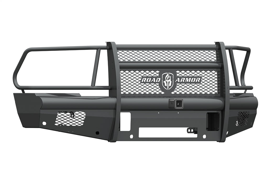 Road Armor 410VF26B Vaquero Non-Winch Front Bumper; Full Guard; 2 in. Receiver; Satin Black; - Truck Part Superstore