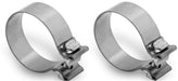 Hooker 41155HKR Stainless Steel Band Clamp; 2.25 in.; 2 pc.; - Truck Part Superstore