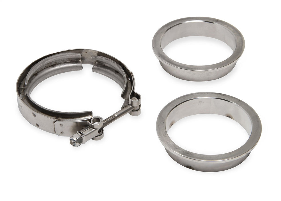 Hooker 41174HKR Stainless Steel Band Clamp; 3 in. V-Band Clamp w/Stainless Steel Flanges; - Truck Part Superstore