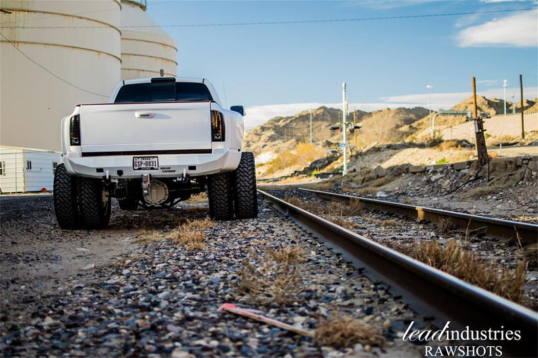 Road Armor 4120DB Stealth Winch Rear Bumper; Steel; Satin Black; For Dually; - Truck Part Superstore