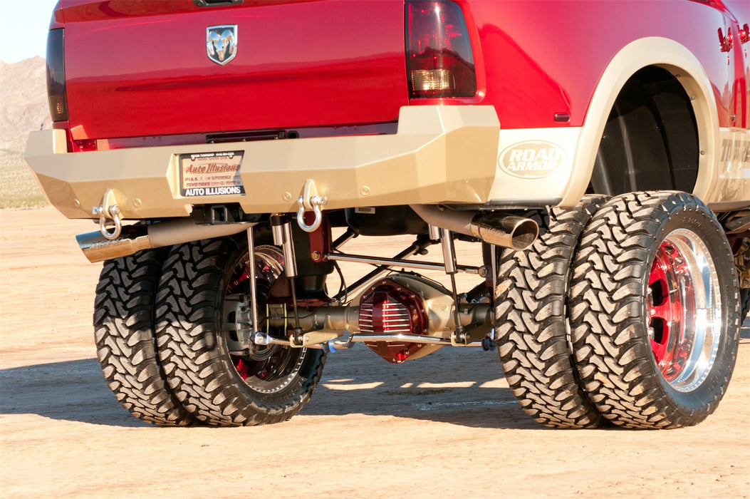 Road Armor 412SDB Stealth Winch Rear Bumper; w/Sensor Holes; Steel; Satin Black; For Dually; - Truck Part Superstore