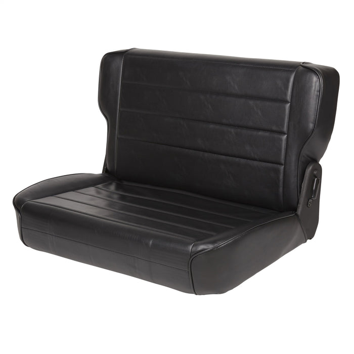 Smittybilt 41301 Rear Seat 86-95 Wrangler YJ/CJ Fold And Tumble Vinyl Black Smittybilt - Truck Part Superstore