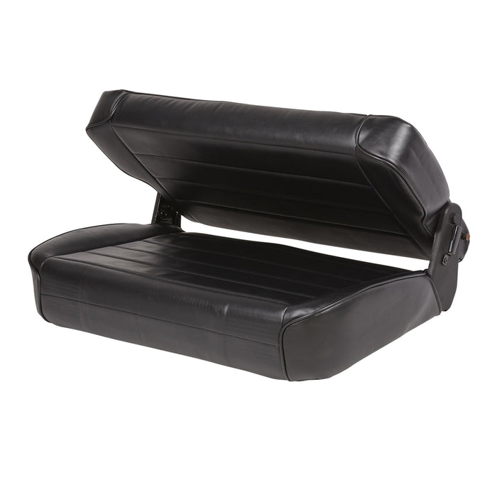 Smittybilt 41301 Rear Seat 86-95 Wrangler YJ/CJ Fold And Tumble Vinyl Black Smittybilt - Truck Part Superstore