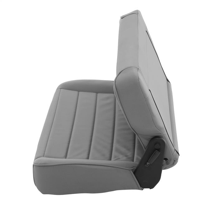 Smittybilt 41311 Rear Seat 86-95 Wrangler YJ/CJ Fold And Tumble Vinyl Denim Gray Smittybilt - Truck Part Superstore
