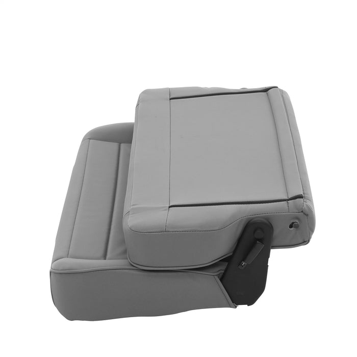 Smittybilt 41311 Rear Seat 86-95 Wrangler YJ/CJ Fold And Tumble Vinyl Denim Gray Smittybilt - Truck Part Superstore