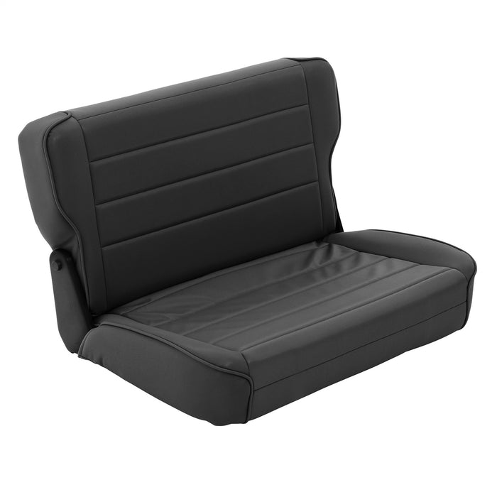 Smittybilt 41315 Rear Seat 86-95 Wrangler YJ/CJ Fold And Tumble Vinyl Denim Black Smittybilt - Truck Part Superstore
