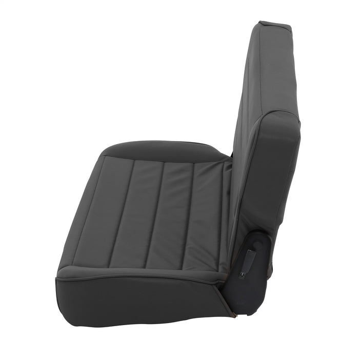 Smittybilt 41315 Rear Seat 86-95 Wrangler YJ/CJ Fold And Tumble Vinyl Denim Black Smittybilt - Truck Part Superstore