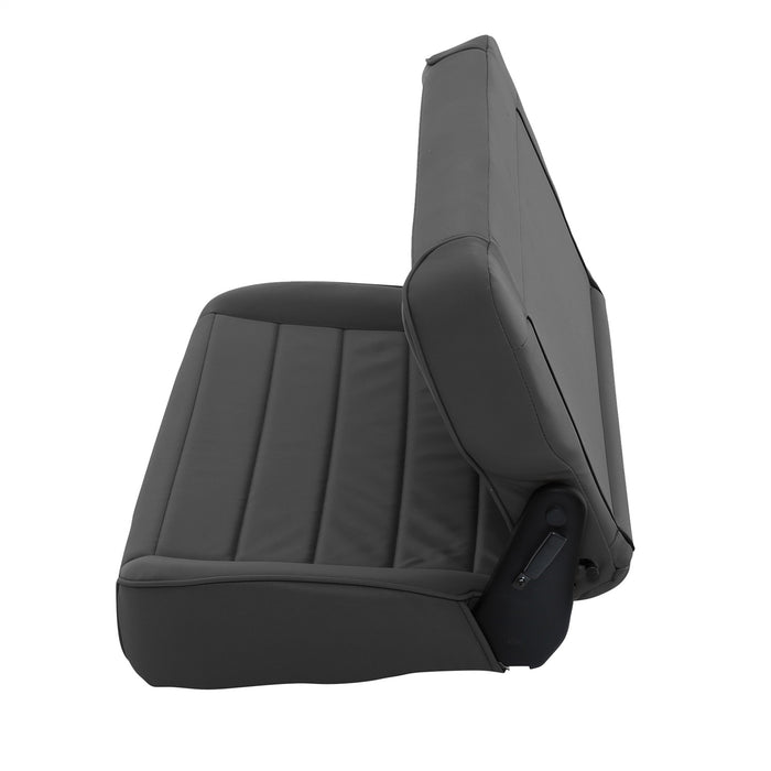 Smittybilt 41315 Rear Seat 86-95 Wrangler YJ/CJ Fold And Tumble Vinyl Denim Black Smittybilt - Truck Part Superstore