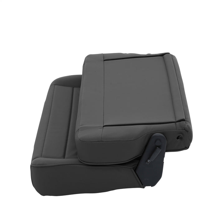 Smittybilt 41315 Rear Seat 86-95 Wrangler YJ/CJ Fold And Tumble Vinyl Denim Black Smittybilt - Truck Part Superstore