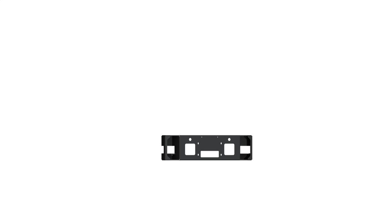 Road Armor 4131V-WP Vaquero Winch Plates; Front; Satin Black; - Truck Part Superstore