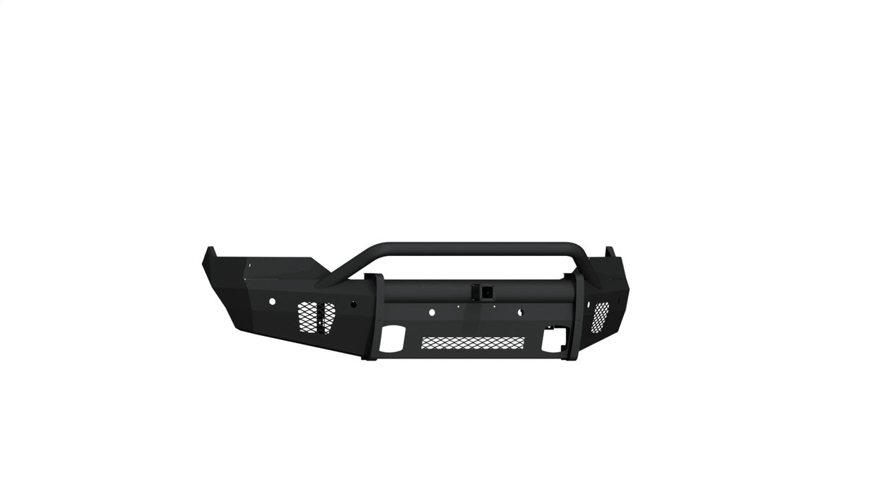 Road Armor 4131VF24B Vaquero Non-Winch Front Bumper; Pre-Runner Guard; 2 in. Receiver; Satin Black; - Truck Part Superstore
