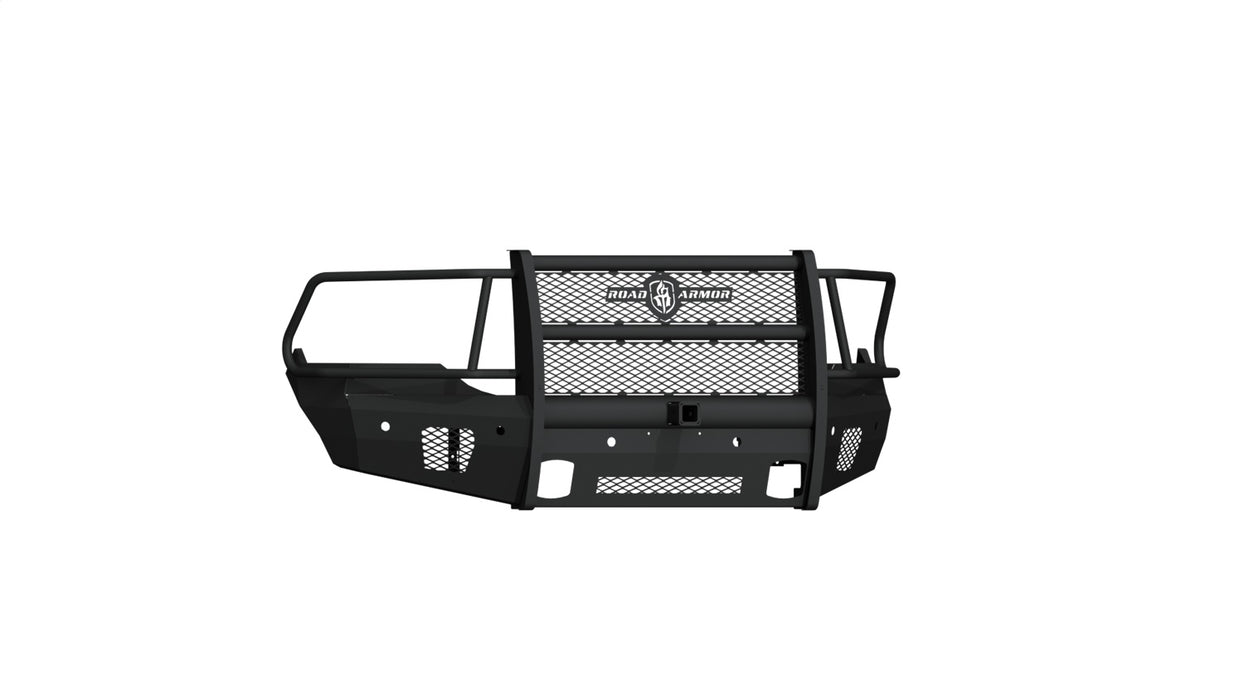 Road Armor 4131VF26B Vaquero Non-Winch Front Bumper; Full Guard; 2 in. Receiver; Satin Black; - Truck Part Superstore