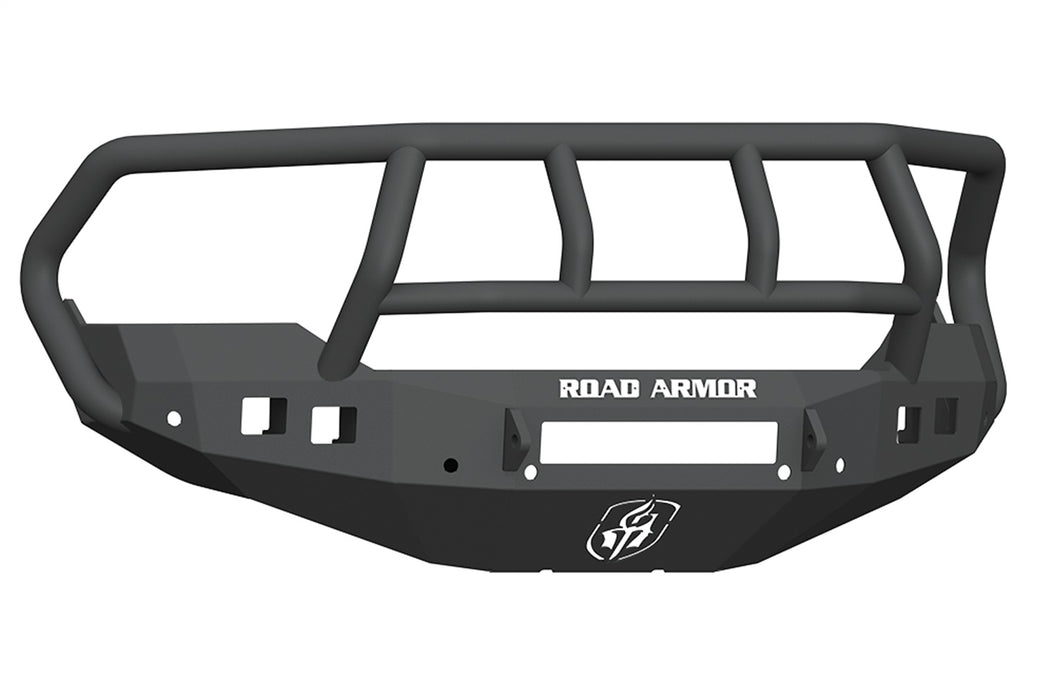 Road Armor 413F2B-NW Stealth Non-Winch Front Bumper; Titan II Guard; Satin Black; - Truck Part Superstore
