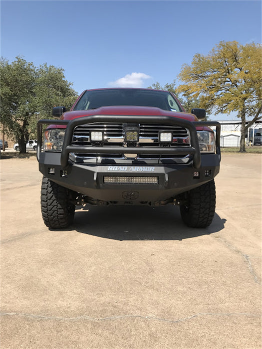Road Armor 413F5B-NW Stealth Non-Winch Front Bumper; Lonestar Guard; Satin Black; - Truck Part Superstore