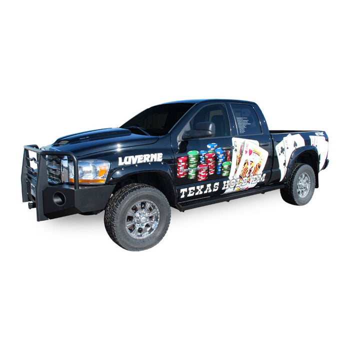 Luverne 415102 102in. Grip Step Boards-Black - Truck Part Superstore