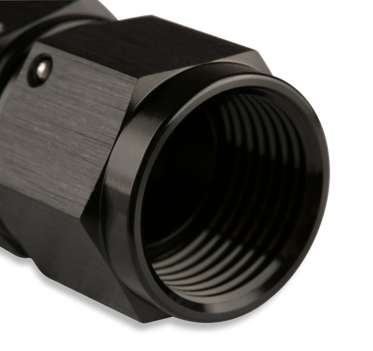 Mr Gasket 415104-BL Swivel Adapter Fitting; Straight; 4 AN Female to 4 AN Female; Anodized Black; - Truck Part Superstore