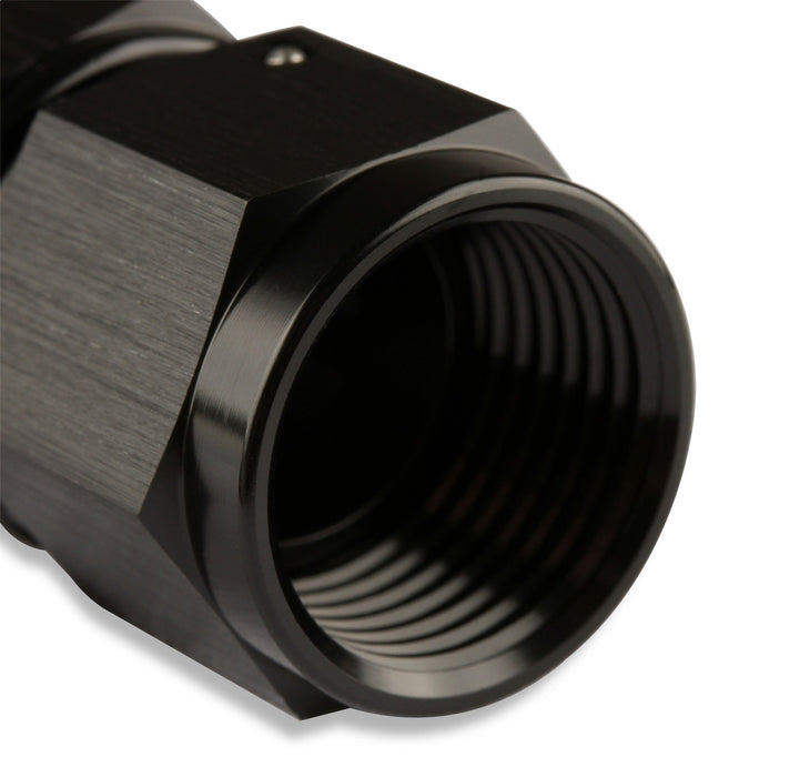 Mr Gasket 415106-BL Swivel Adapter Fitting; Straight; 6 AN Female to 6 AN Female; Anodized Black; - Truck Part Superstore