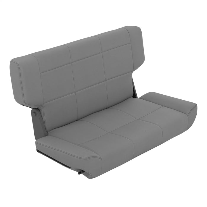 Smittybilt 41511 Rear Seat 97-06 Wrangler TJ Fold And Tumble Vinyl Denim Gray Smittybilt - Truck Part Superstore