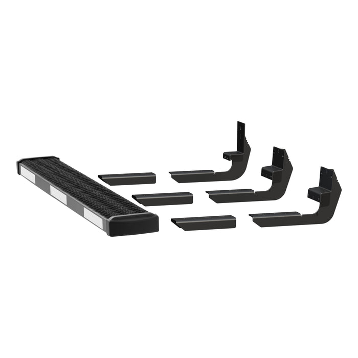 Luverne 415254-401727-0 Grip Step 7in. x 54in. Aluminum Passenger Running Board Fleet Kit; Select Transi - Truck Part Superstore