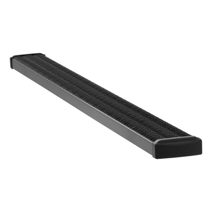 Luverne 415298 Grip Step 7 in. Running Boards; 98 in.; Black Textured Powder Coat; - Truck Part Superstore