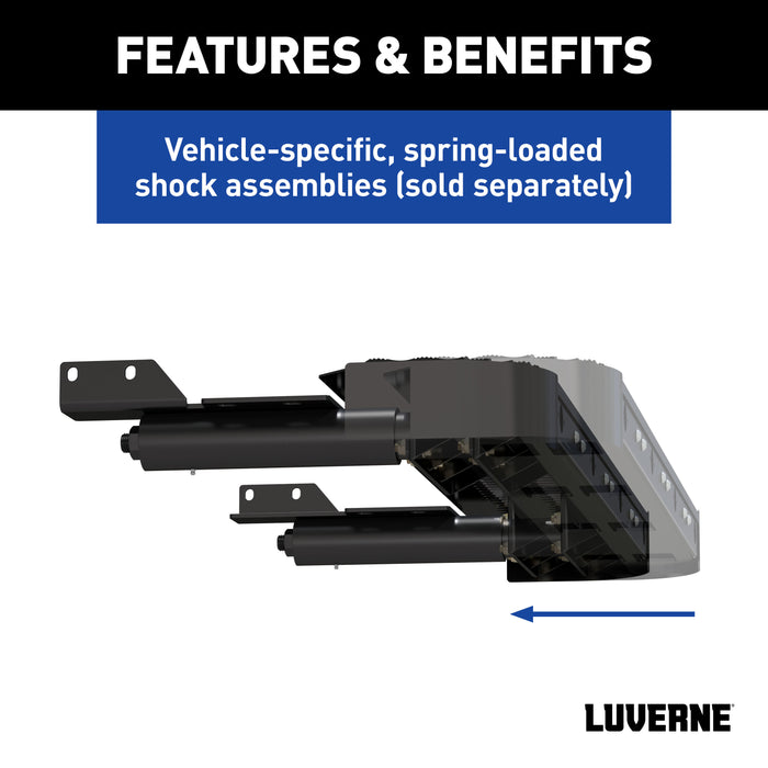 Luverne 415358-571502-0 Impact Shock-Absorbing Rear Bumper Step Fleet Kit; Select Ram ProMaster 3500 - Truck Part Superstore