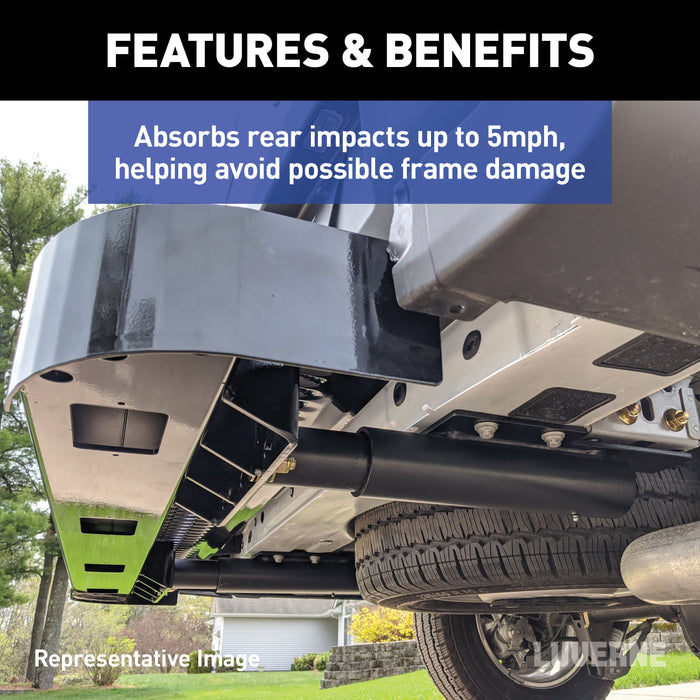 Luverne 415358-571502 Impact Shock-Absorbing Rear Bumper Step; Select Ram ProMaster 3500 - Truck Part Superstore