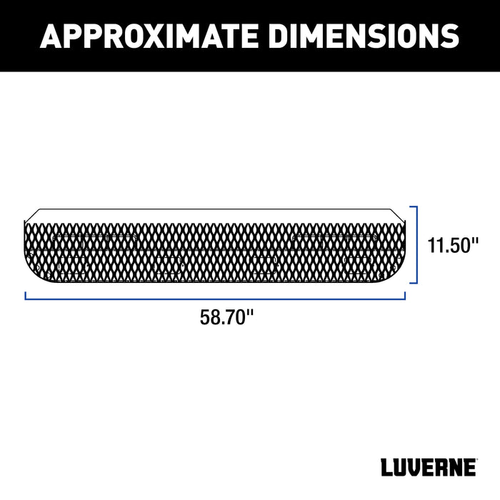 Luverne 415358 Impact Shock-Absorbing Bumper Guard And Step; Rear; No Brackets; - Truck Part Superstore