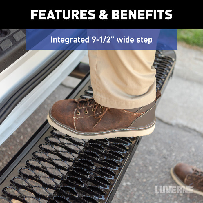 Luverne 415358 Impact Shock-Absorbing Bumper Guard And Step; Rear; No Brackets; - Truck Part Superstore