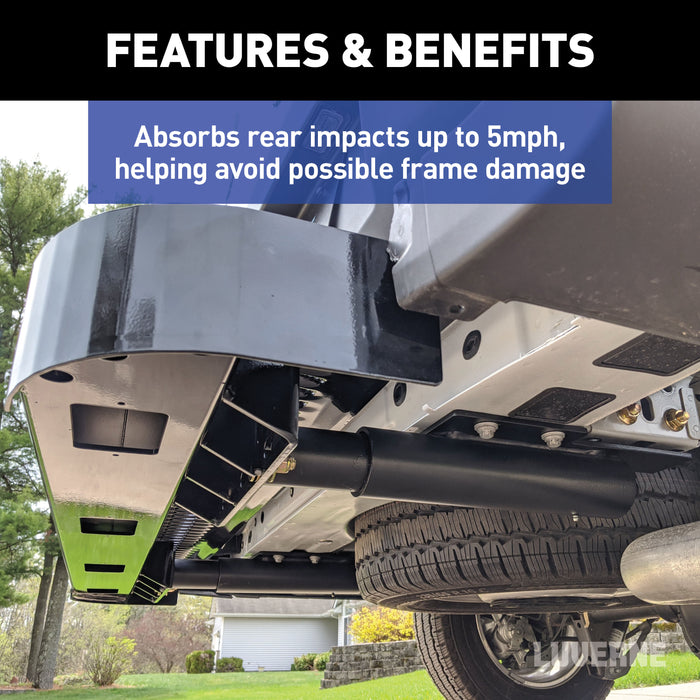 Luverne 415358 Impact Shock-Absorbing Bumper Guard And Step; Rear; No Brackets; - Truck Part Superstore