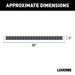 Luverne 416088-4055101 SlimGrip 5in. x 88in. Black Aluminum Running Boards; Select Chevrolet; GMC - Truck Part Superstore