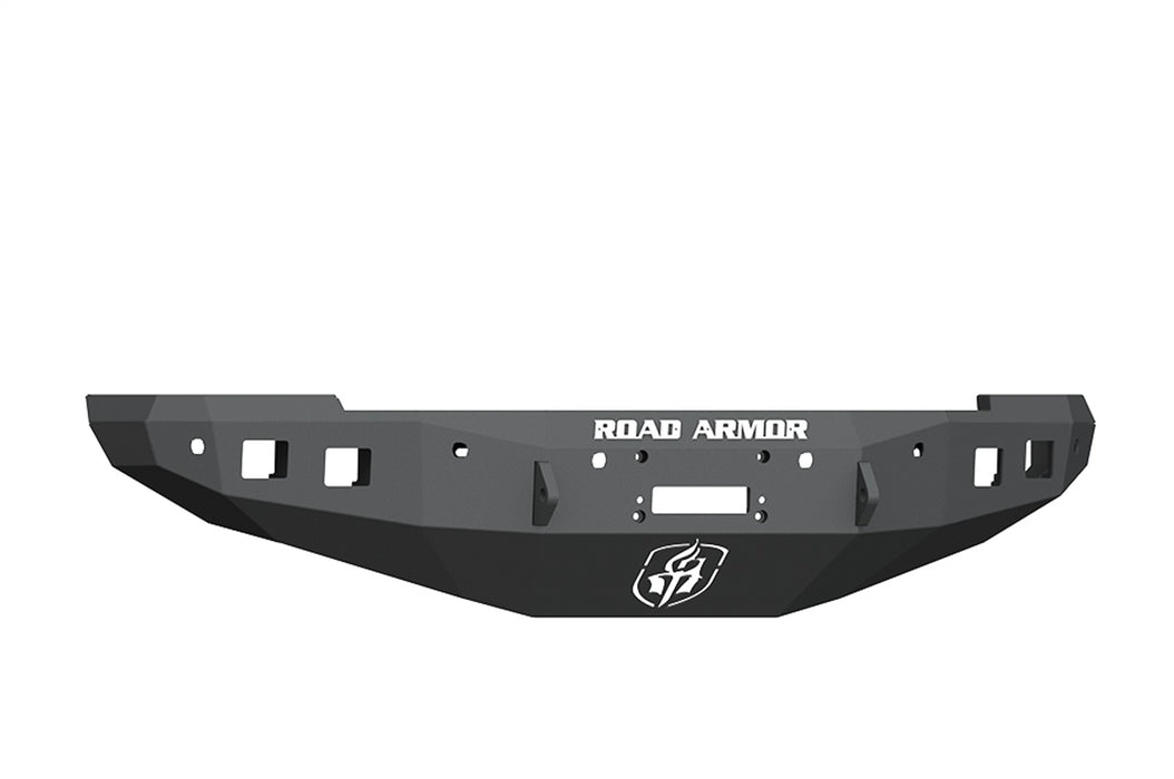 Road Armor 4162F0B Stealth Winch Front Bumper; 6 Sensor Holes; Satin Black; - Truck Part Superstore