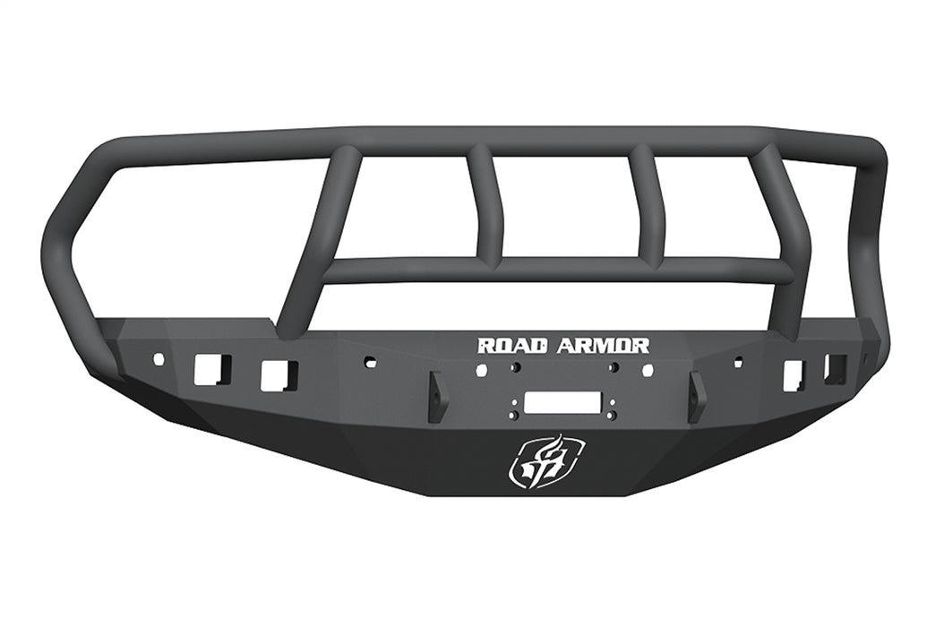 Road Armor 4162F2B Stealth Winch Front Bumper; Titan II Guard; 6 Sensor Holes; Satin Black; - Truck Part Superstore