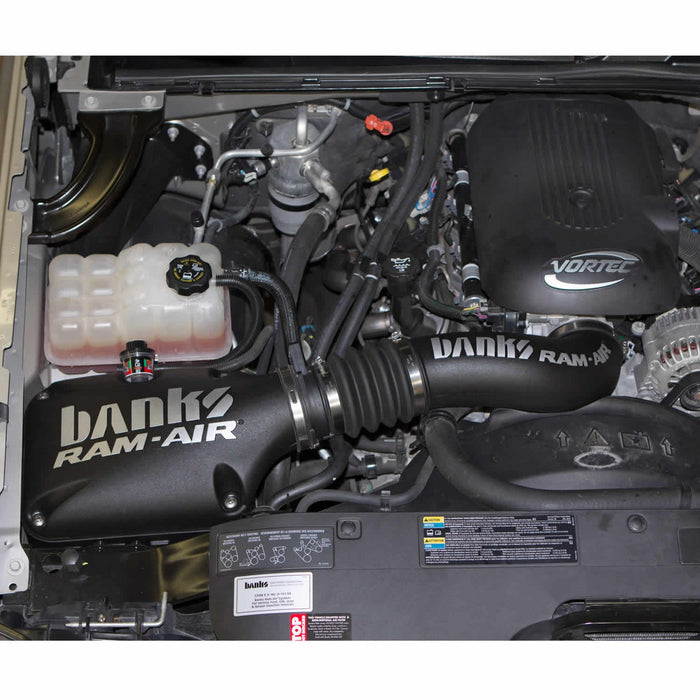 Banks Power 41802-D Ram-Air Intake System; Dry Filter-99-08 Chev/GMC; 1500-W/Elec Fan - Truck Part Superstore