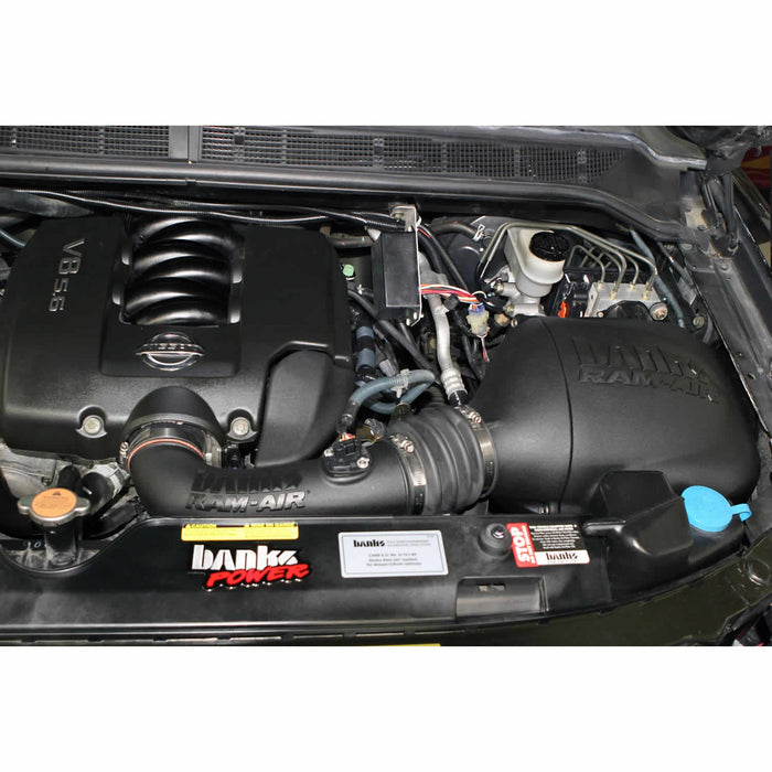 Banks Power 41820-D Ram-Air Intake System; Dry Filter-04-14 Nissan 5.6L Titan - Truck Part Superstore