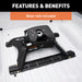 CURT 16141 CURT 16141 A20 5th Wheel Hitch with Base Rails; 20;000 lbs - Truck Part Superstore