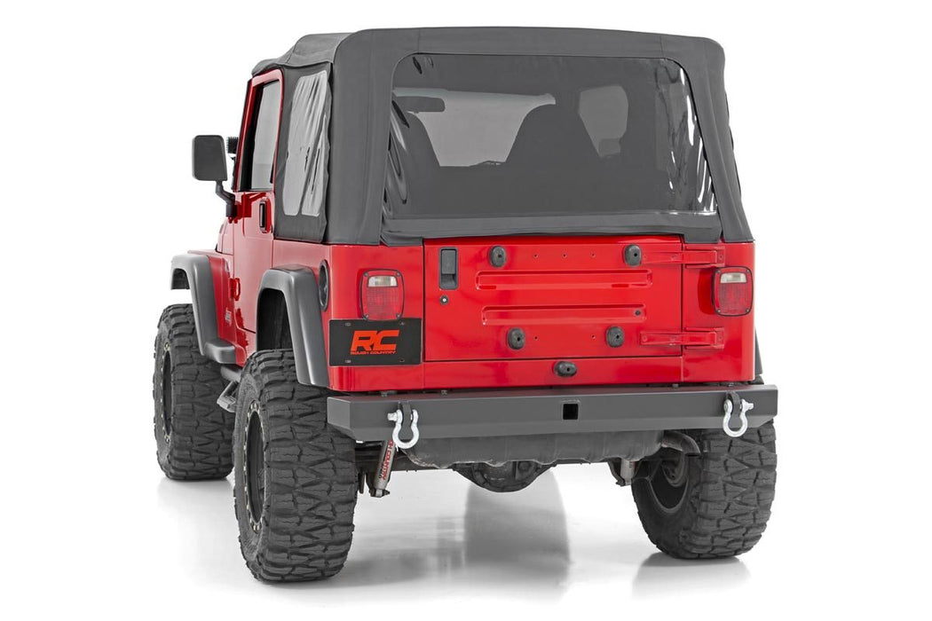 Rough Country 10591 Jeep Classic Full Width Rear Bumper 87-06 Wrangler YJ/TJ Rough Country - Truck Part Superstore