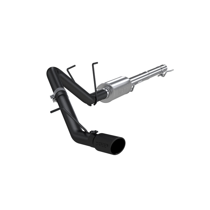 MBRP S5142BLK Dodge 3 Inch Cat Back Exhaust System Single Side Exit Exhaust Black Series For 09-18 RAM 1500 5.7L 19-22 RAM 1500 Classic 5.7L HEMI MBRP - Truck Part Superstore
