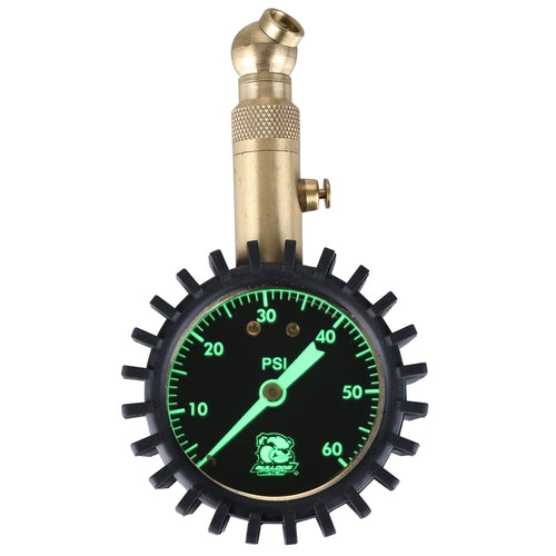 Bulldog Winch 42061 Air Pressure Gauge 3-60 PSI Glow In the Dark Analog Bulldog Winch - Truck Part Superstore