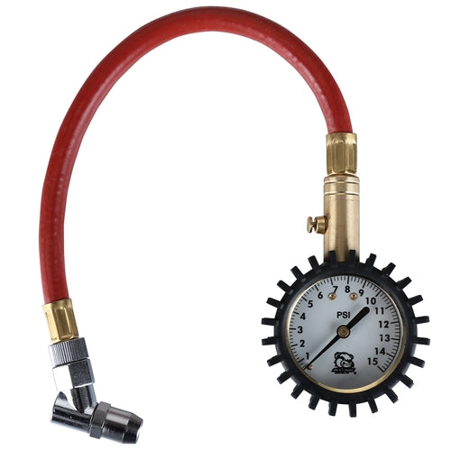 Bulldog Winch 42062 Low Air Pressure Gauge 0-15PSI Glow in the Dark Analog Bulldog Winch - Truck Part Superstore
