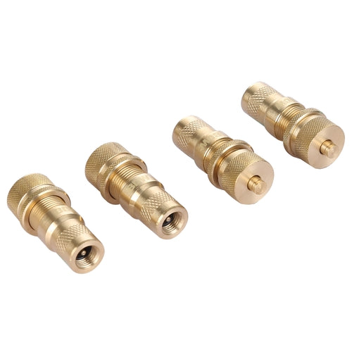 Bulldog Winch 42068 Automatic Tire Deflators Brass Set of 4 Bulldog Winch - Truck Part Superstore