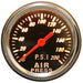 Bulldog Winch 42074B 0-200psi Air Pressure Gauge 2.0 Inch Mechanical Lighted Bulldog Winch - Truck Part Superstore