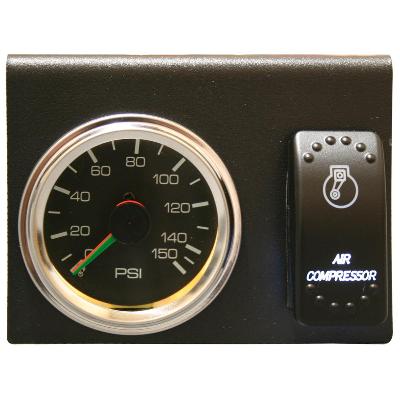 Bulldog Winch 42077 150psi Dual Air Pressure Gauge Switch and Bracket Set Bulldog Winch - Truck Part Superstore