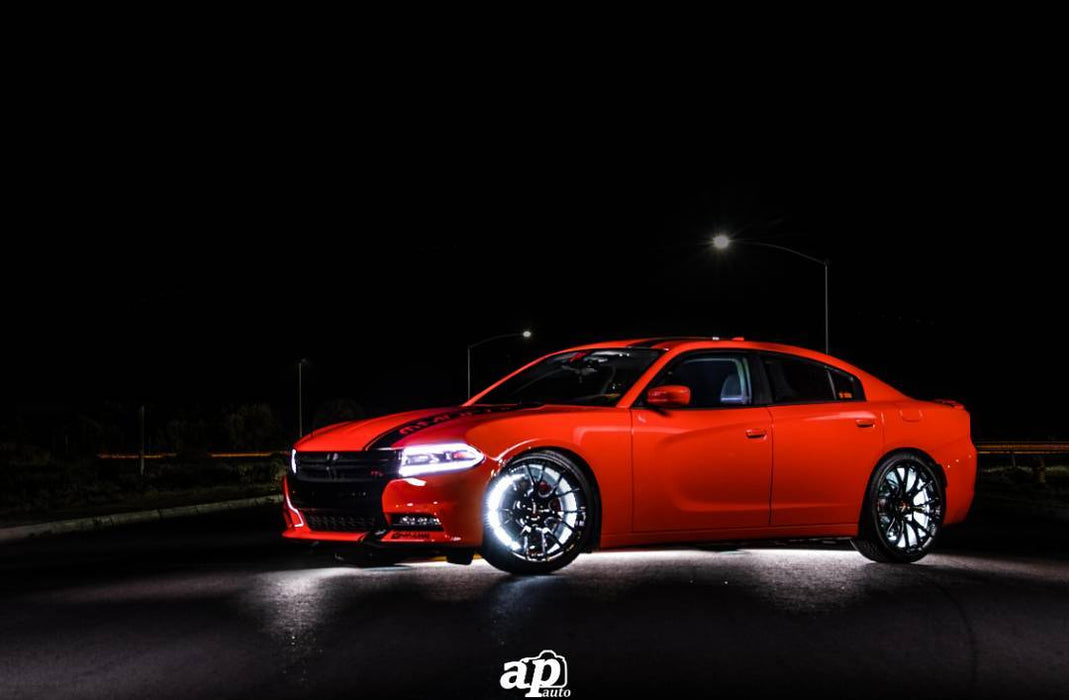 Oracle Lighting 4210-334 ColorSHIFT LED Illuminated Wheel Rings, No Remote, 15in. - Truck Part Superstore