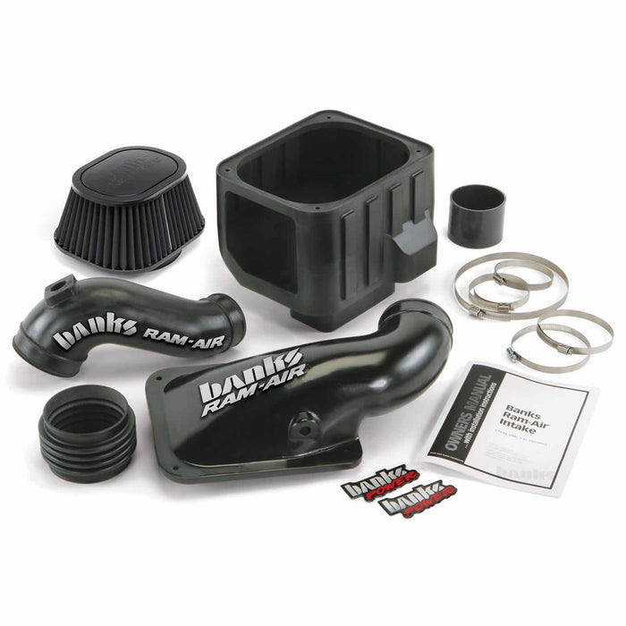 Banks Power 42132-D Ram-Air Intake Syst; Dry Filter-2001-04 Chevy 6.6L; LB7 - Truck Part Superstore
