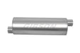 Gibson Performance Exhaust 421887 SFT Superflow Offset/Offset Round Muffler; Stainless - Truck Part Superstore