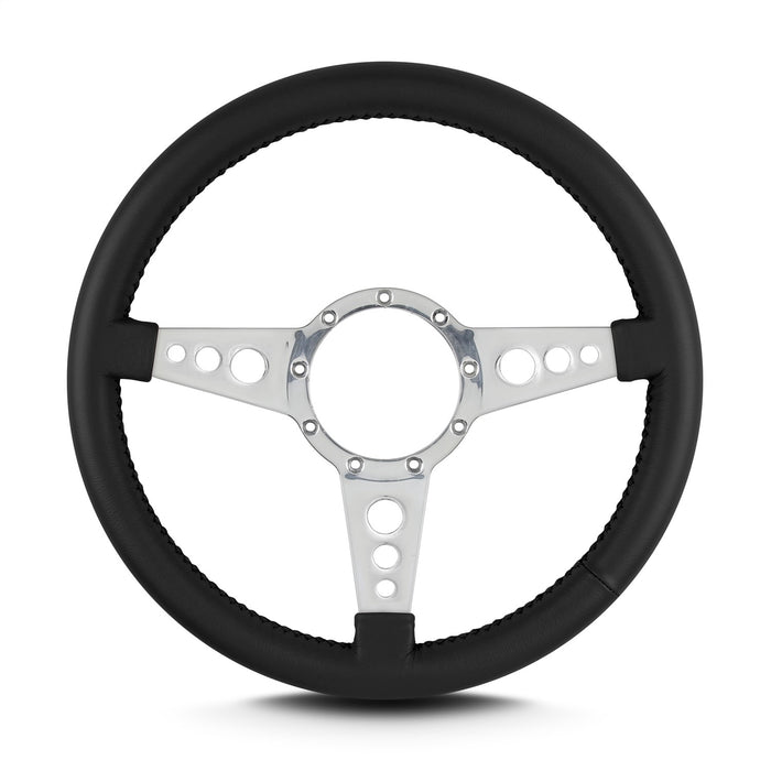 Lokar 42201 Lecarra Mark 4 GT Steering Wheel; Black; Polished Spokes; 14 in. Standard Grip; - Truck Part Superstore