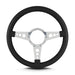 Lokar 42201 Lecarra Mark 4 GT Steering Wheel; Black; Polished Spokes; 14 in. Standard Grip; - Truck Part Superstore